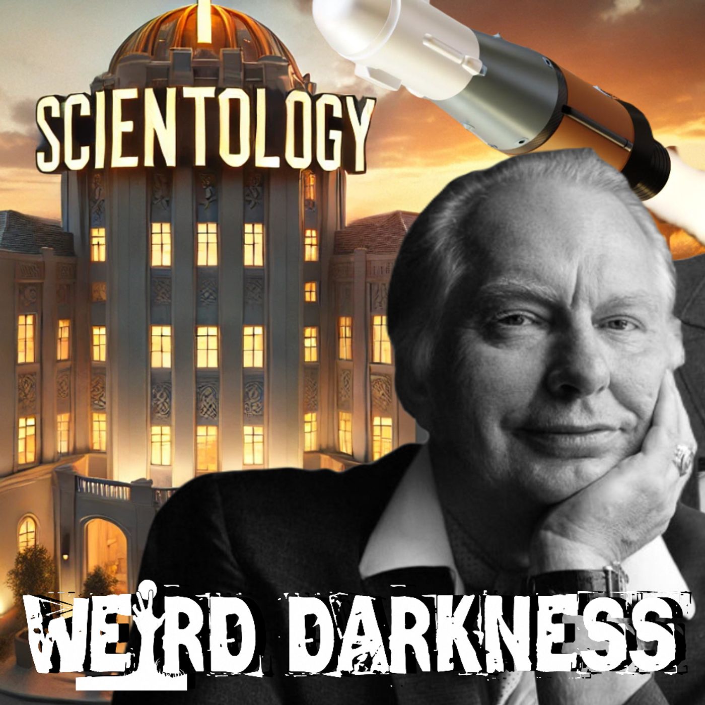 “L. RON HUBBARD: The Devil, Black Magic, and Scientology” and More True Stories! #WeirdDarkness - podcast episode cover