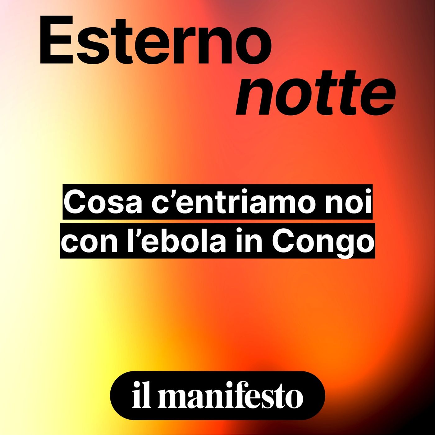 Cosa c'entriamo noi con l'ebola in Congo