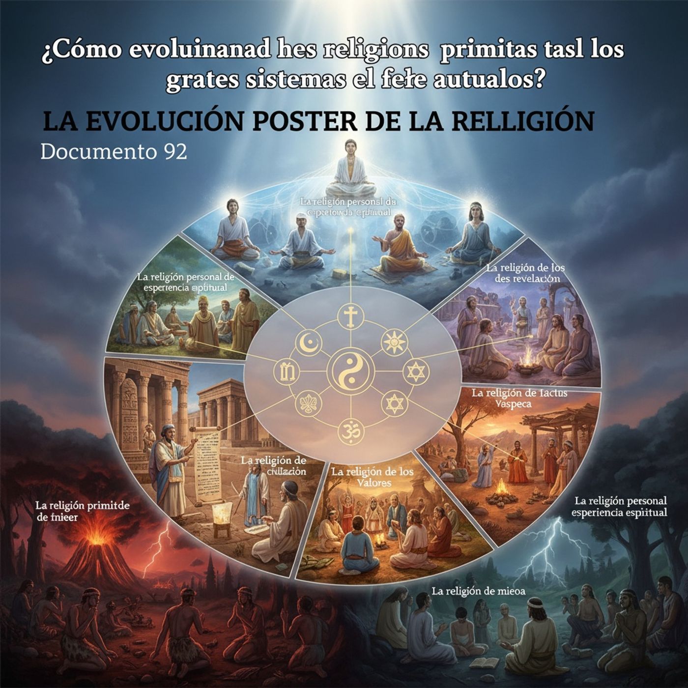 Urantia D092 | Las Seis Religiones Evolutivas y el Camino hacia la Revelación