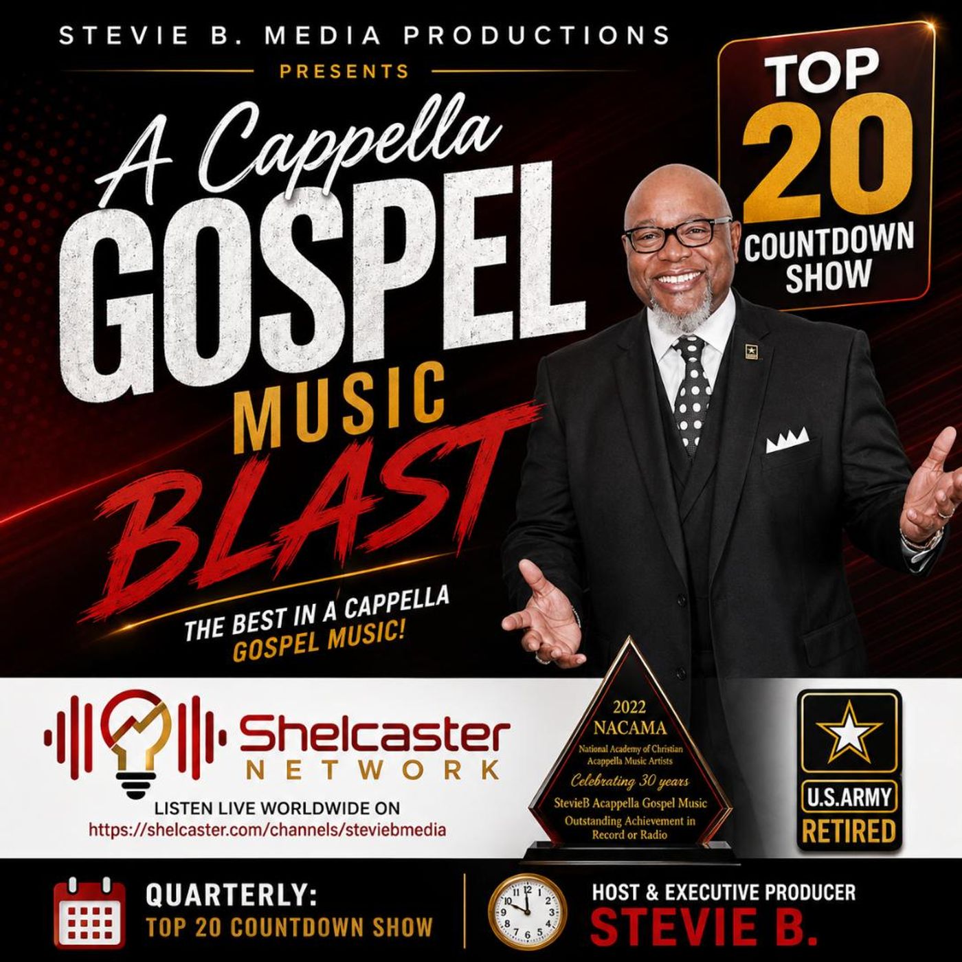 Stevie B. Acappella Gospel Music Blast - (Episode 357) episode artwork