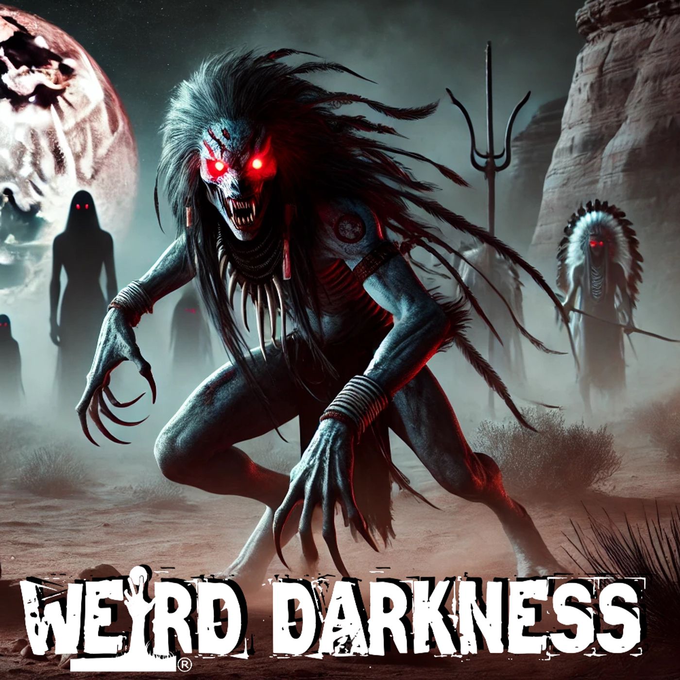 “UNMASKING THE SKINWALKER: THE NAVAJO WITCH” and More TERRIFYING TRUE STORIES! #WeirdDarkness - podcast episode cover