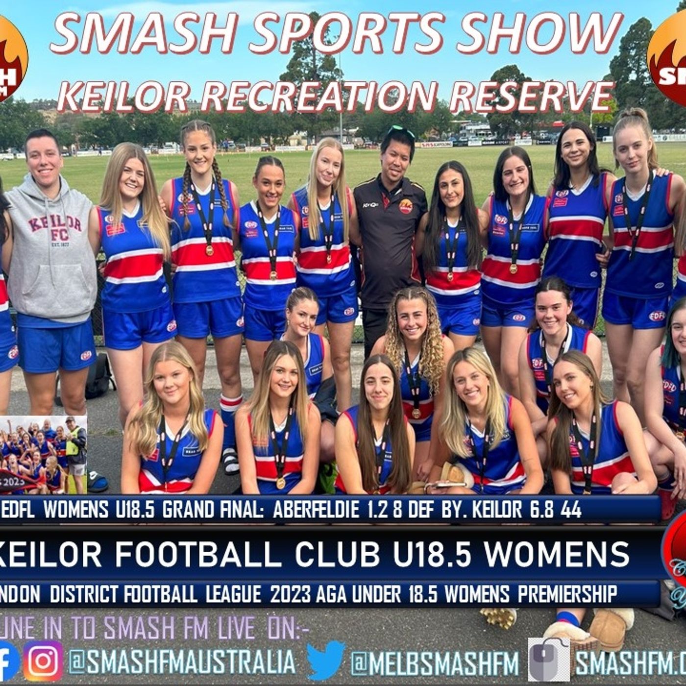 SSS10THYR: Keilor FC EDFL23 AGA Under 18.5 Women's Premiership Interviews 151123