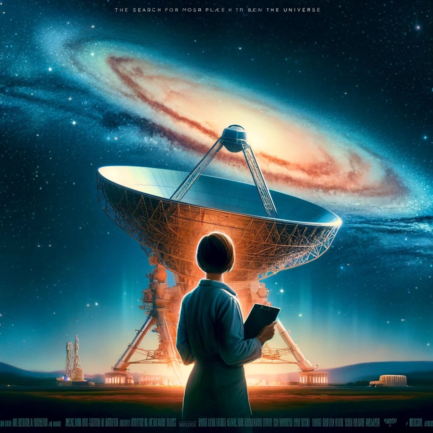 "What are you studying up there? Oh, the usual. Nebulae, quasars, pulsars, stuff like that. What are you writing? The usual. Nouns... episode artwork