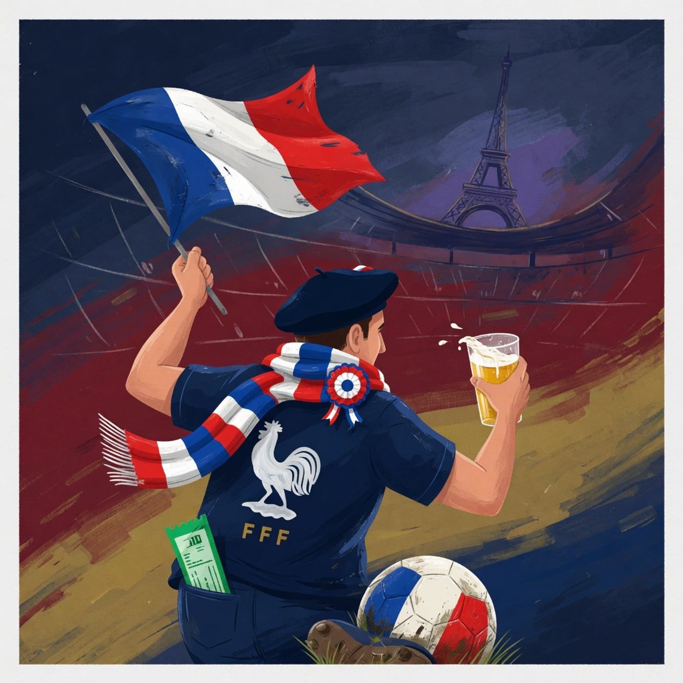 French Football Fan French