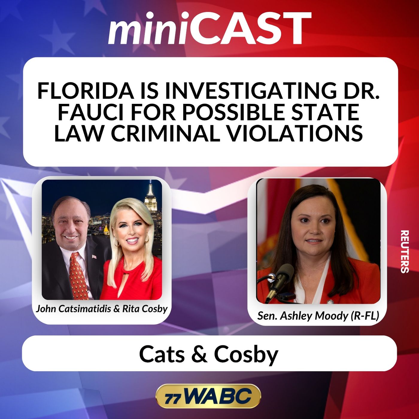 Sen. Ashley Moody: Florida is Investigating Dr. Fauci for Possible State Law Criminal Violations