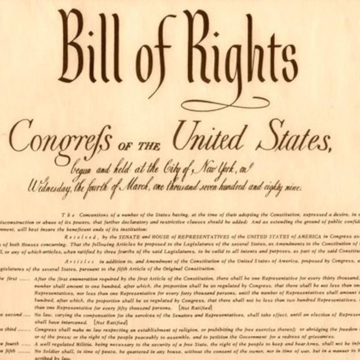 Classic Radio Special - We Hold These Truths - The Bill of Rights