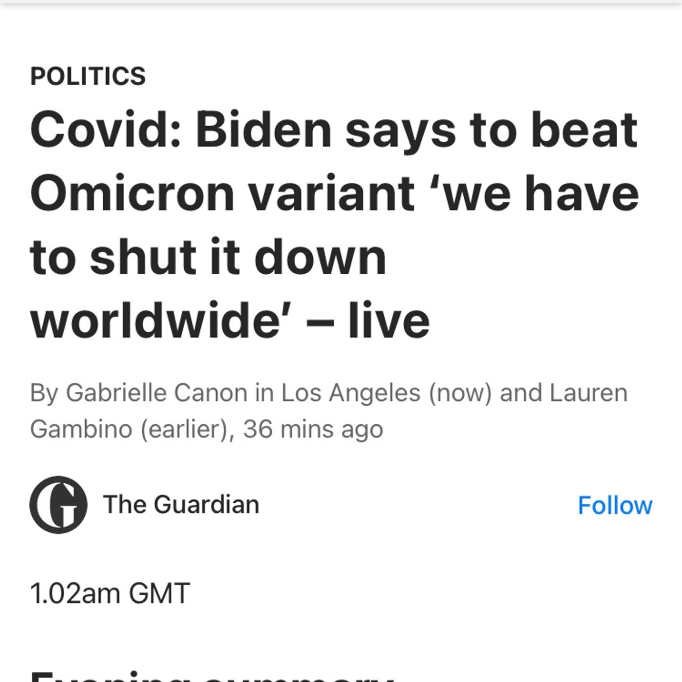 Joe Biden wants to shut down the world to defeat the new variant. episode artwork