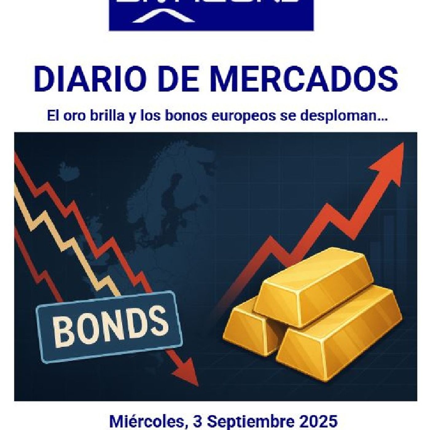 PODCAST en abierto DIARIO DE MERCADOS Miércoles 3 Septiembre 2025 episode artwork