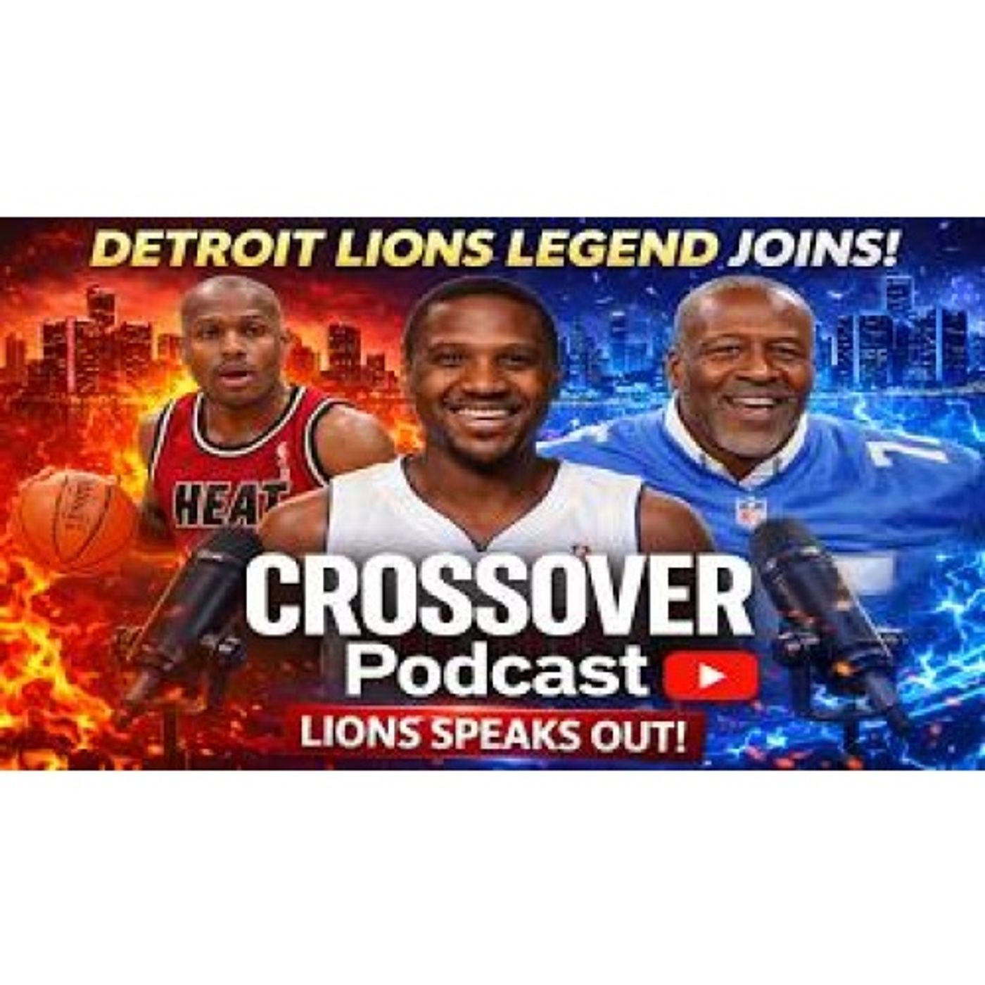 Detroit Lions Legend Lomas Brown Jr. Joins us_ _ David Montgomery Trade, Pistons Slide, NBA Debate episode artwork