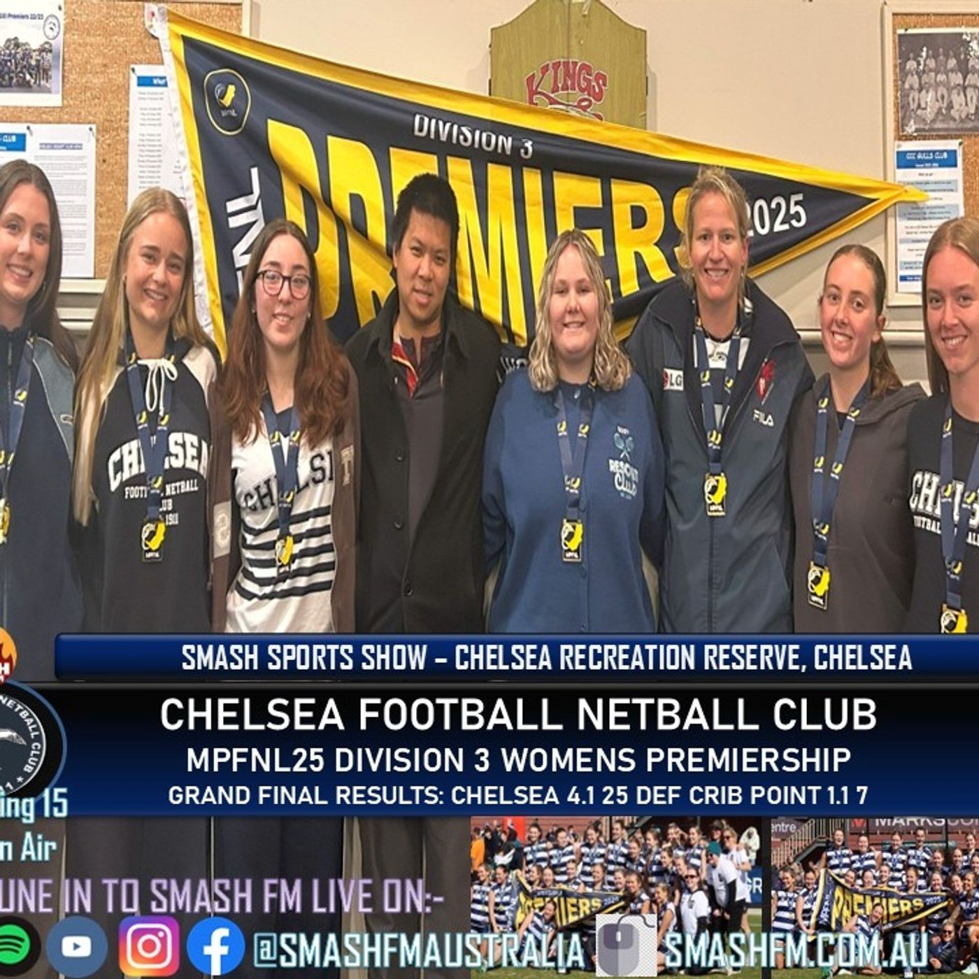 SSS15THYR: Chelsea Seagulls FNC MPFNL25 Senior Womens Division 3 Premiership Interviews 290825