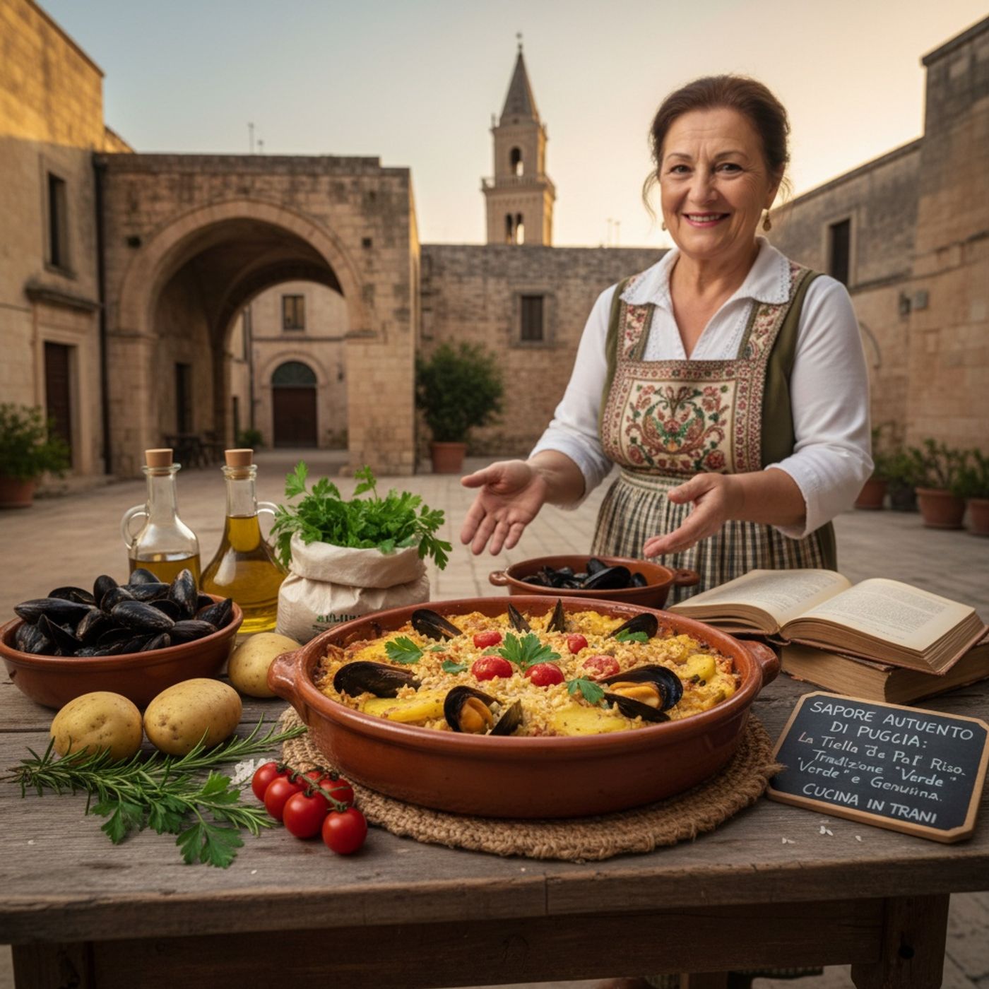 Sapore Autentico di Puglia: La Tiella di Patate e Riso, Tradizione 'Verde' e Genuina