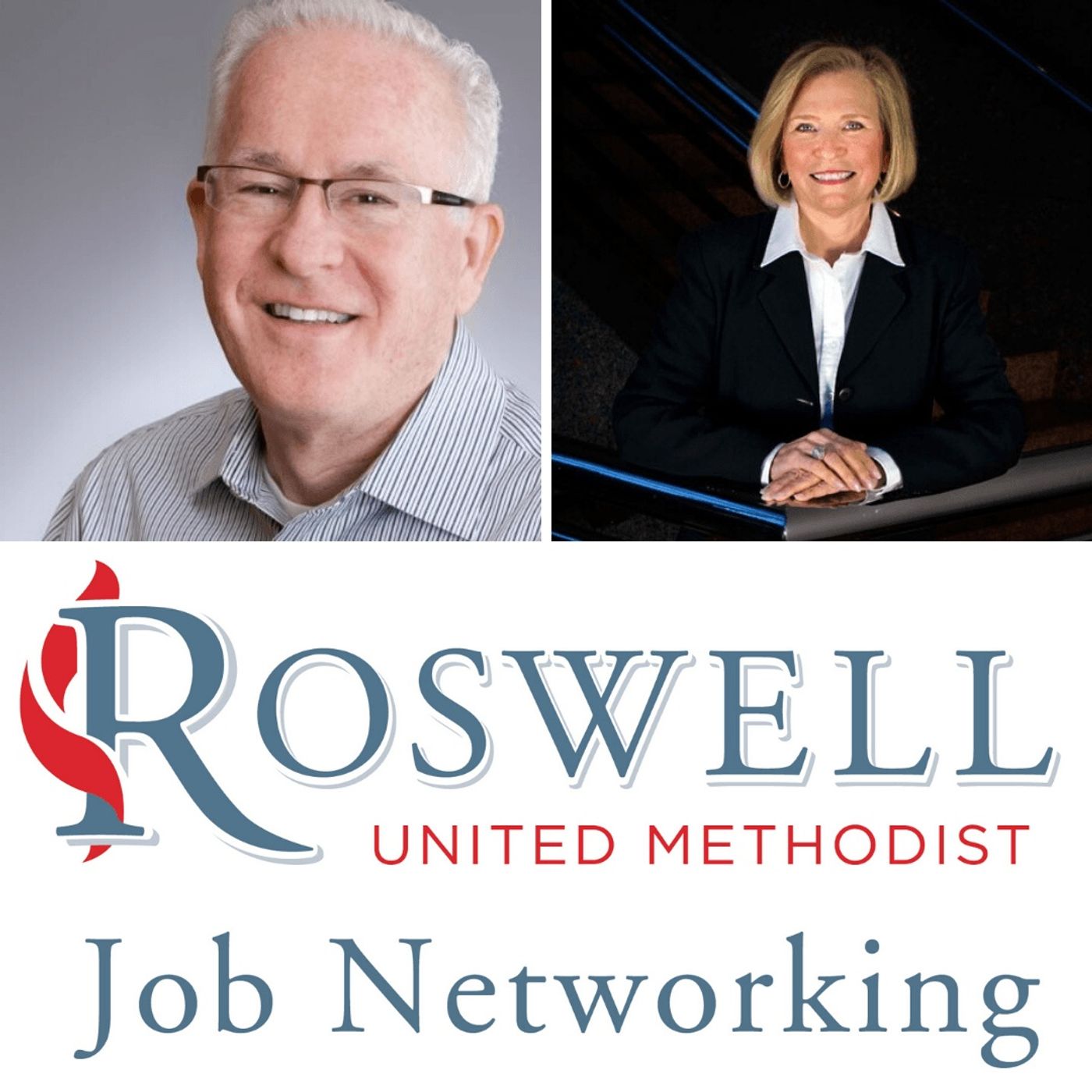 Jay Litton and Katherine Simons, RUMC Job Networking episode artwork