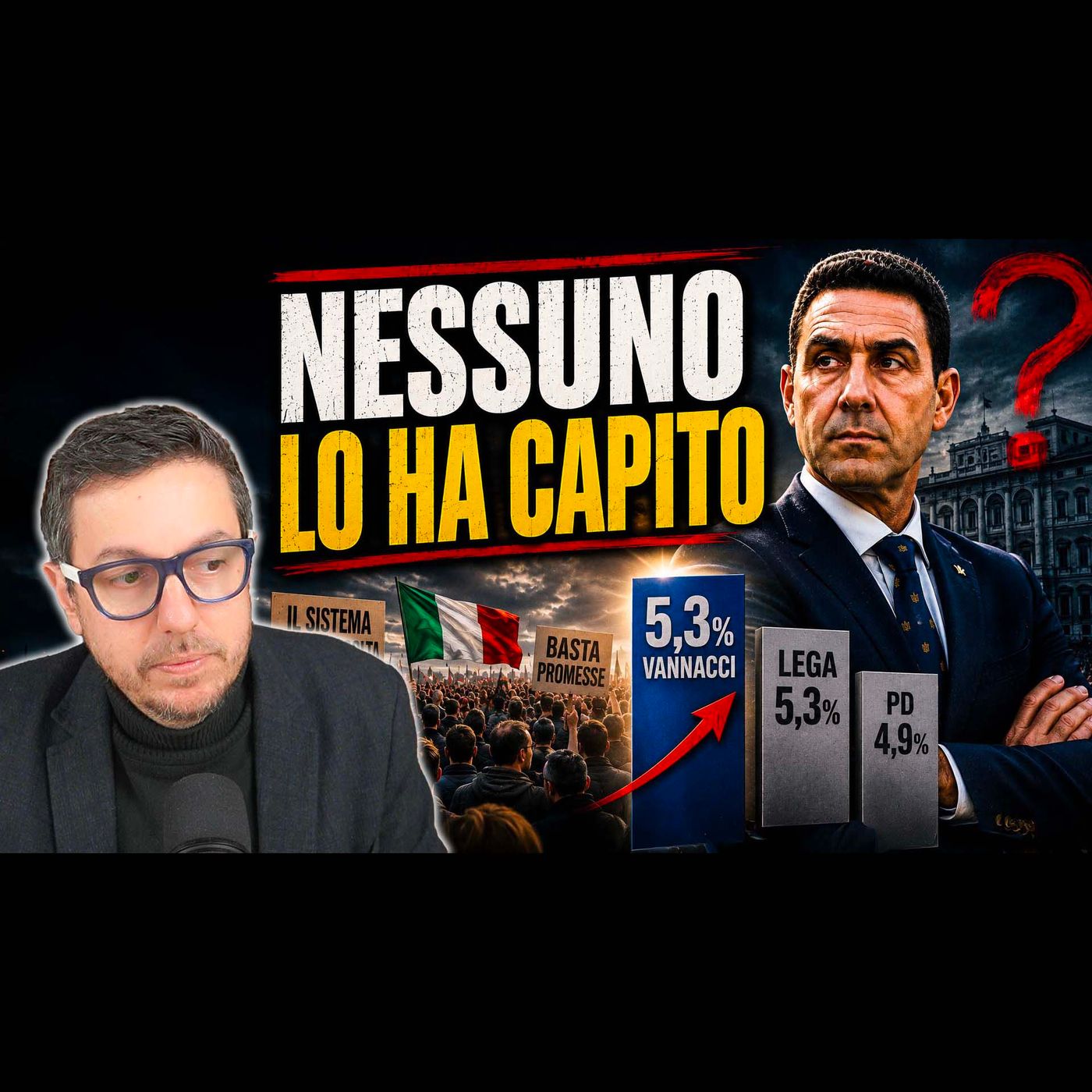 VANNACCI AL 5,3% AGGANCIA LA LEGA | PIÙ LO ATTACCANO, PIÙ CRESCE episode artwork