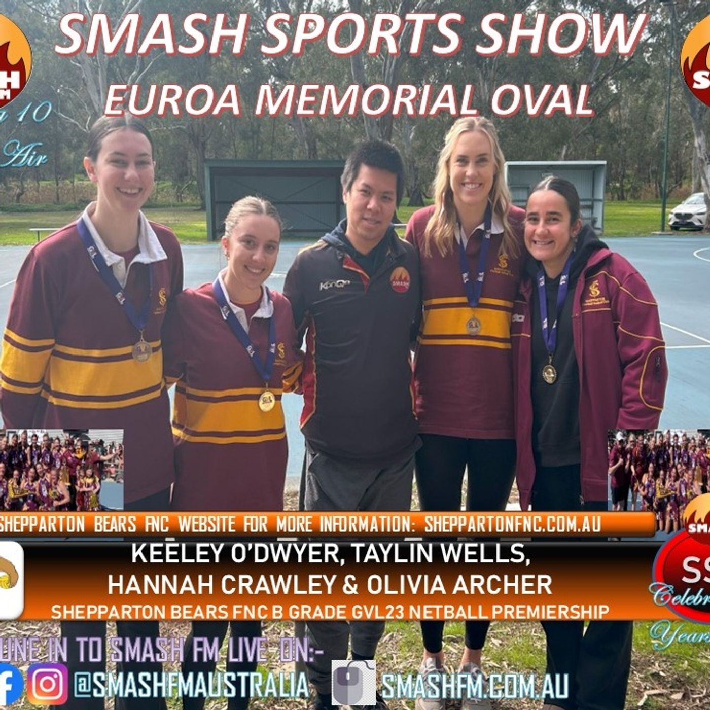 SSS10THYR: Shepparton Bears FNC GVL23 B Grade Netball Premiership Interviews 030824