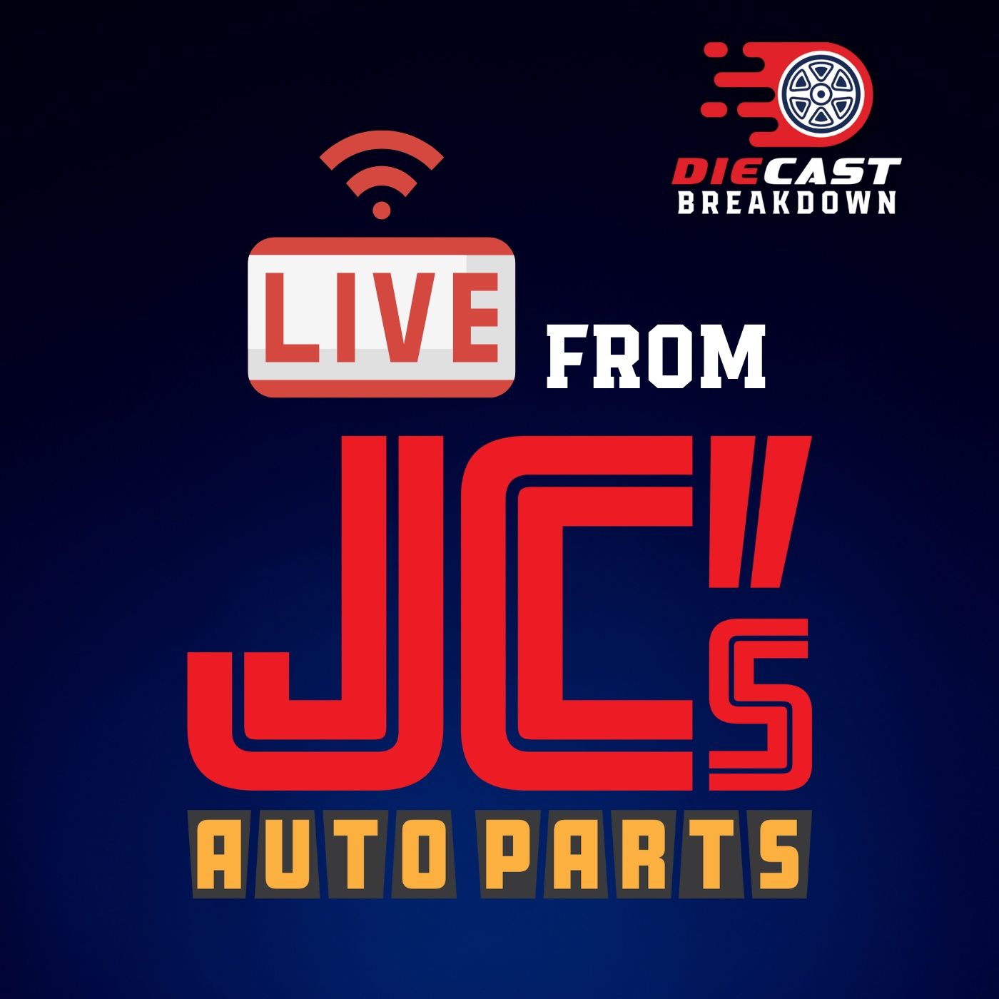 Decals, Design, and Distribution LIVE with designer Justin Ellis and special guest JC Wright episode artwork