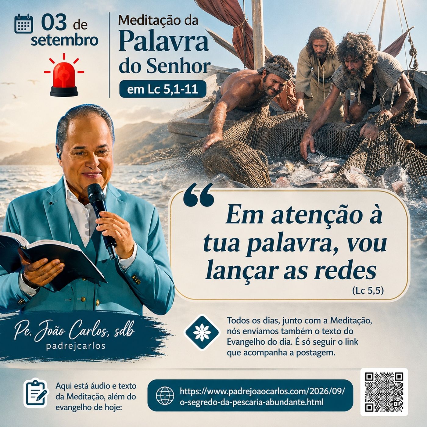 03 de Setembro - Meditação da Palavra do Senhor