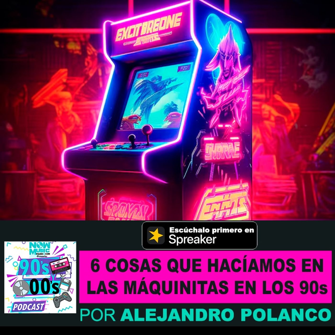 6 cosas que hacíamos en las maquinas arcade de los 90s episode artwork