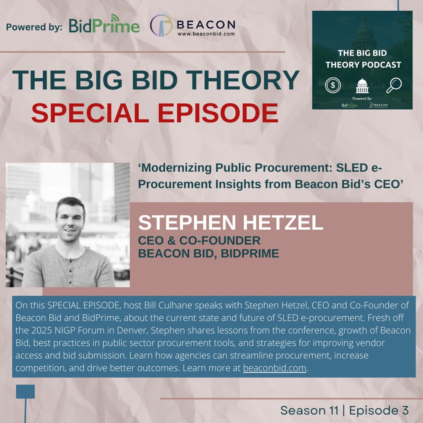 Modernizing Public Procurement SLED e-Procurement Insights from Beacon Bid’s CEO Modernizing Public Procurement SLED e-Procurement Insights from Beacon Bid’s CEO