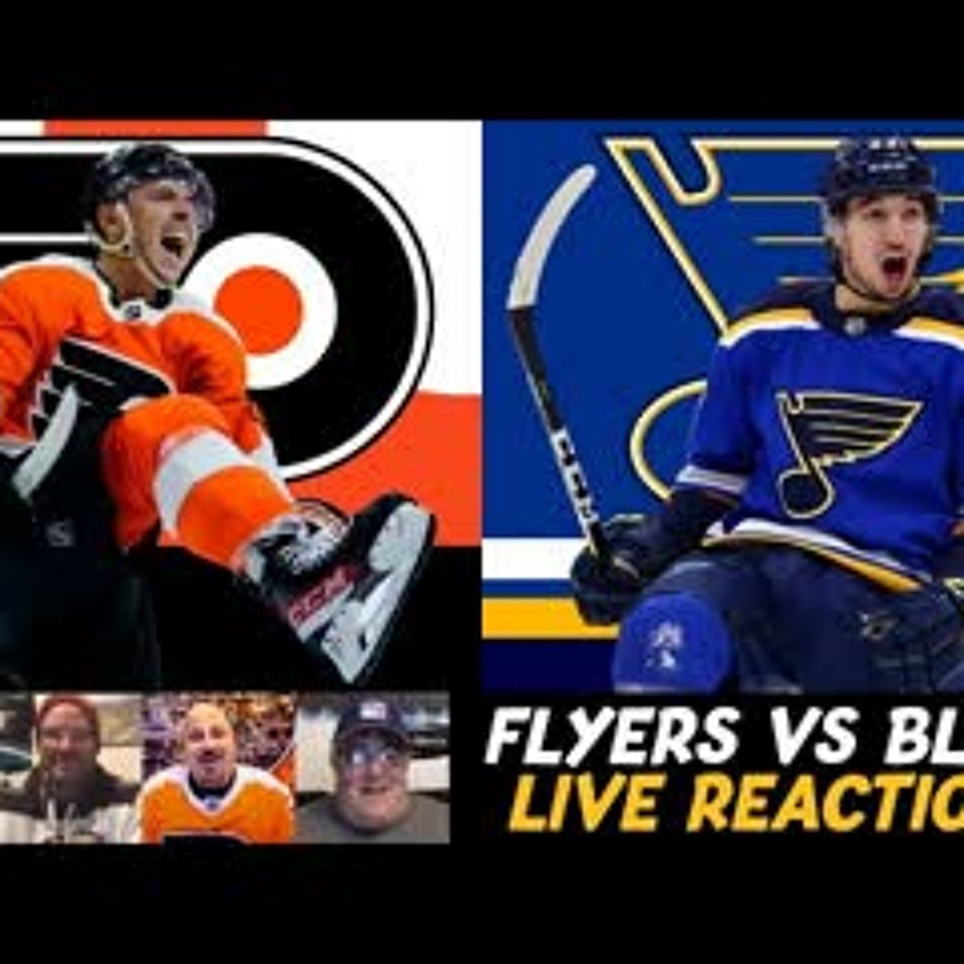 Flyers vs Blues LIVESTREAM REACTIONS | Philadelphia Flyers vs St.Louis Blues | NHL News & Updates episode artwork