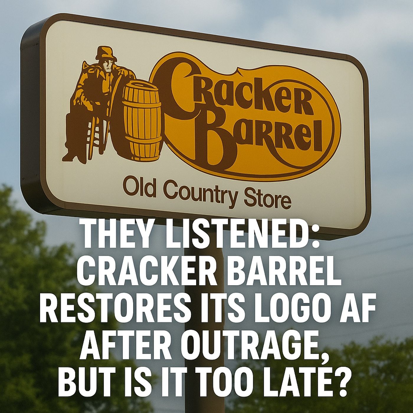 They Listened and Cracker Barrel Restored Its Logo After the Outrage, But Is It Too Late?