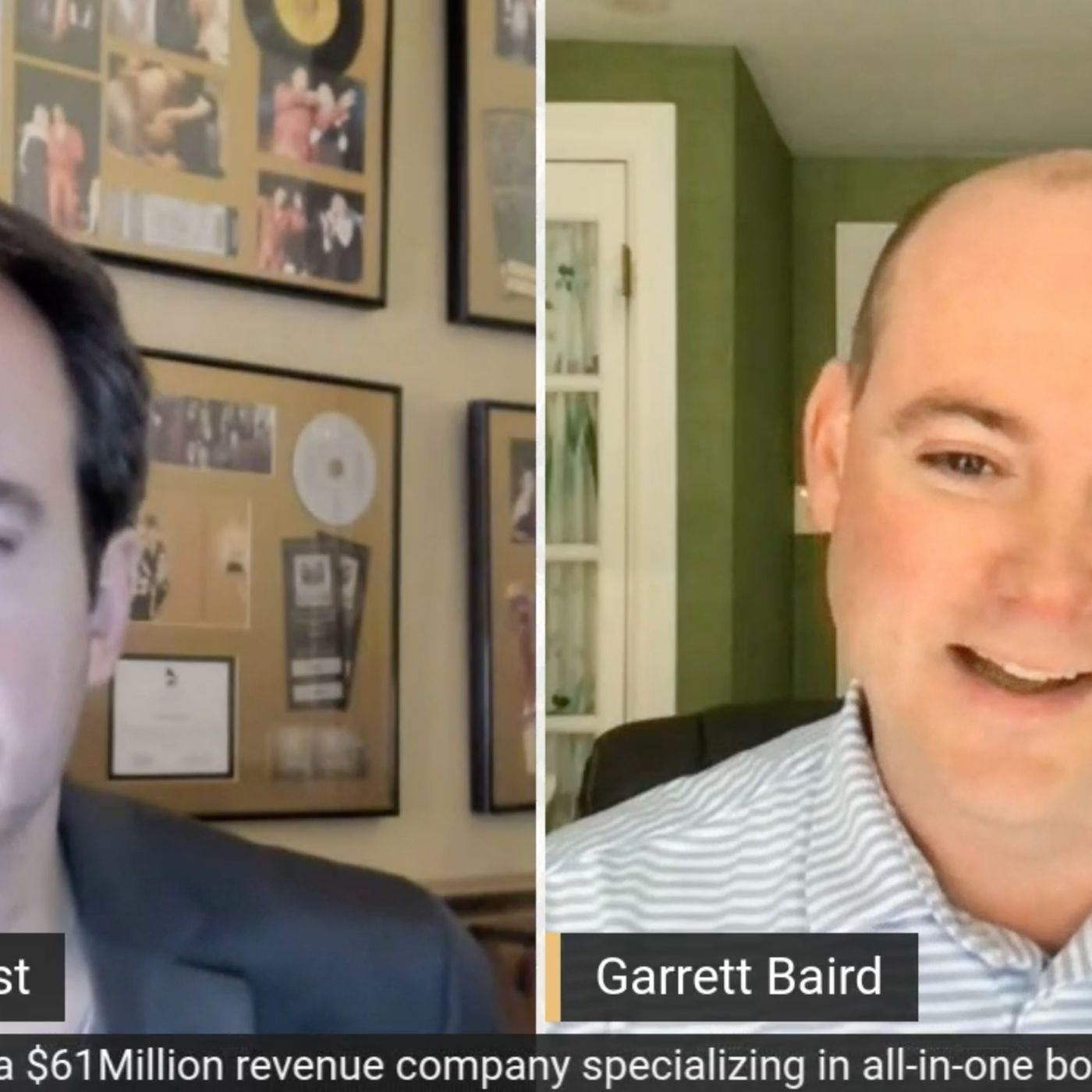 Garrett Baird, President and CEO The Neat Company 61Million revenue