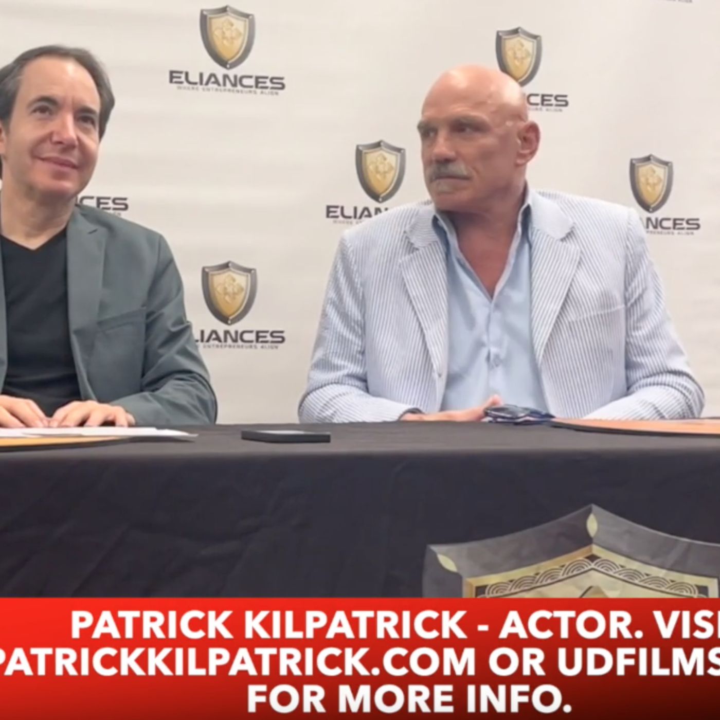 GRANDtable Exclusive, Patrick Kilpatrick, actor Minority Report, author Dying For Living