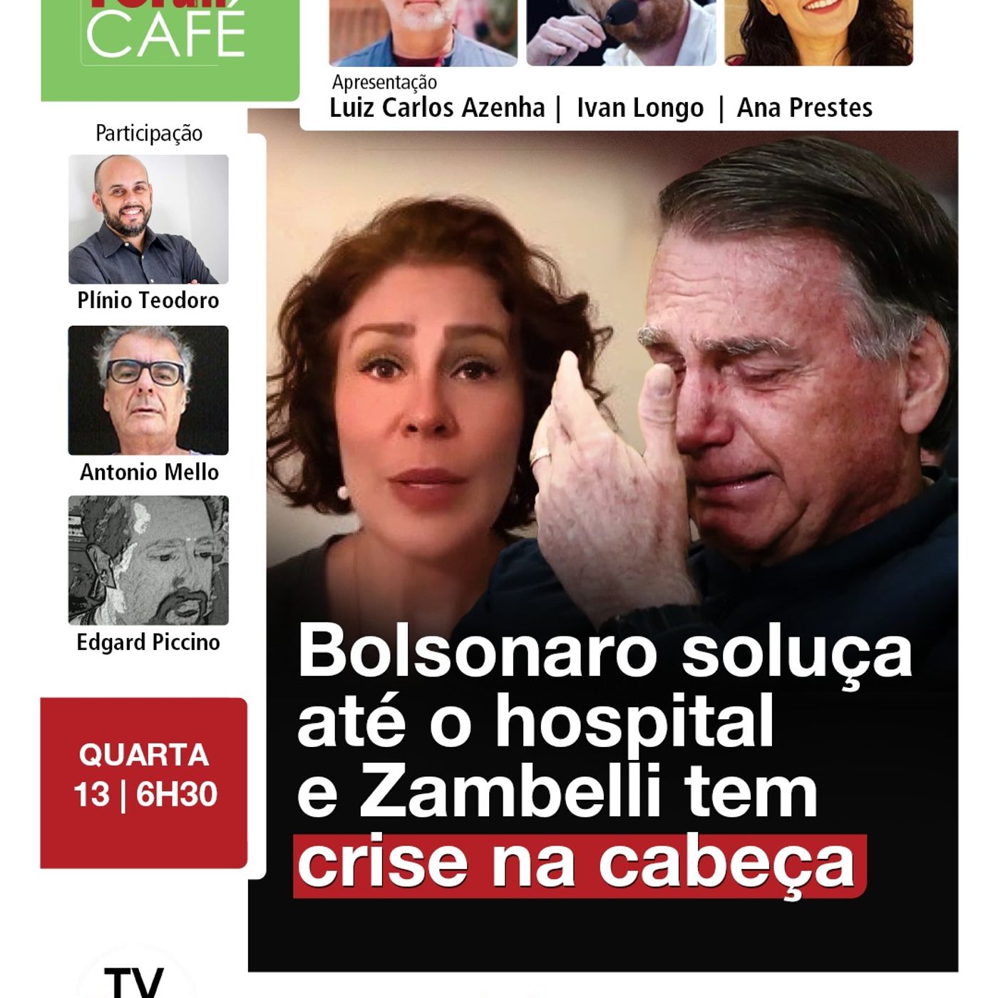 Xandão deixa Bolsonaro sair de casa e Zambelli admite "crise psicológica" | 13.08.25