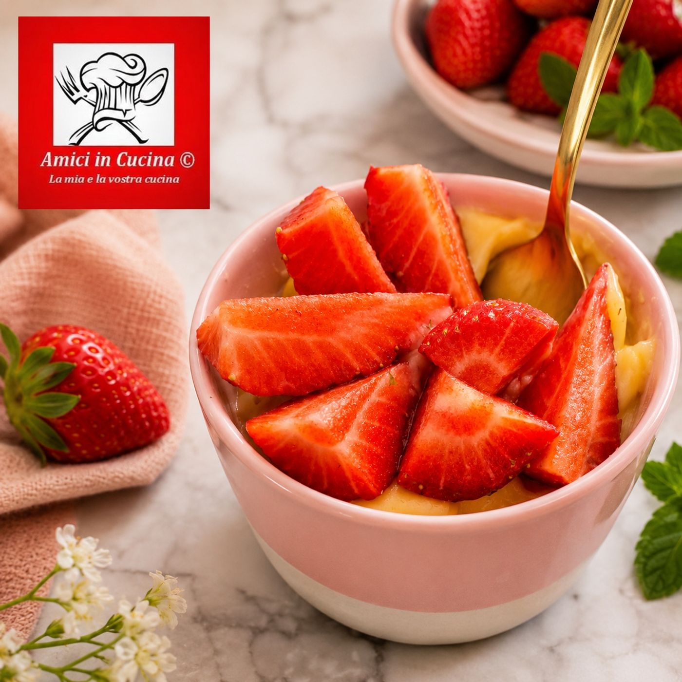 Crema Bimby al Limone e Fragole: Dessert Fresco e Veloce in Coppetta episode artwork