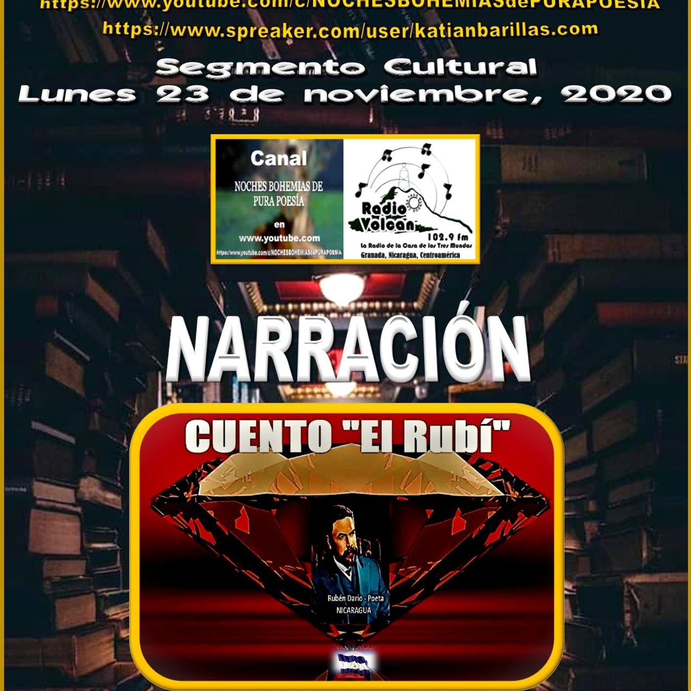 Cuento "El Rubí" de Rubén Darío de Nicaragua. episode artwork