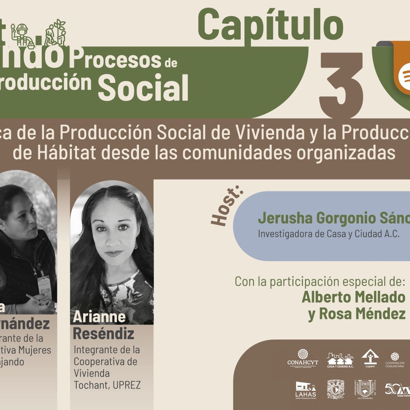 Episodio 3. La práctica de la Producción Social de Hábitat y Vivienda desde las comunidades organizadas episode artwork