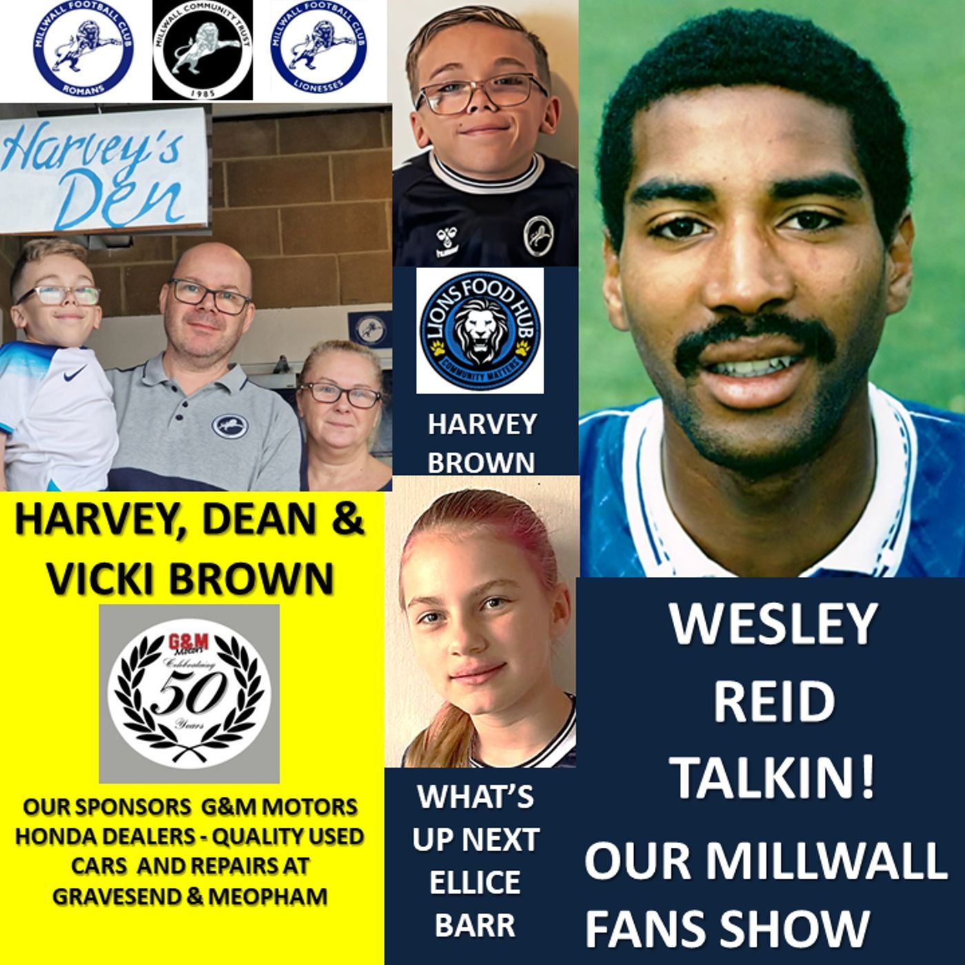OUR MILLWALL FAN SHOW Sponsored by G & M Motors of Gravesend & Meopham 28/10/22
