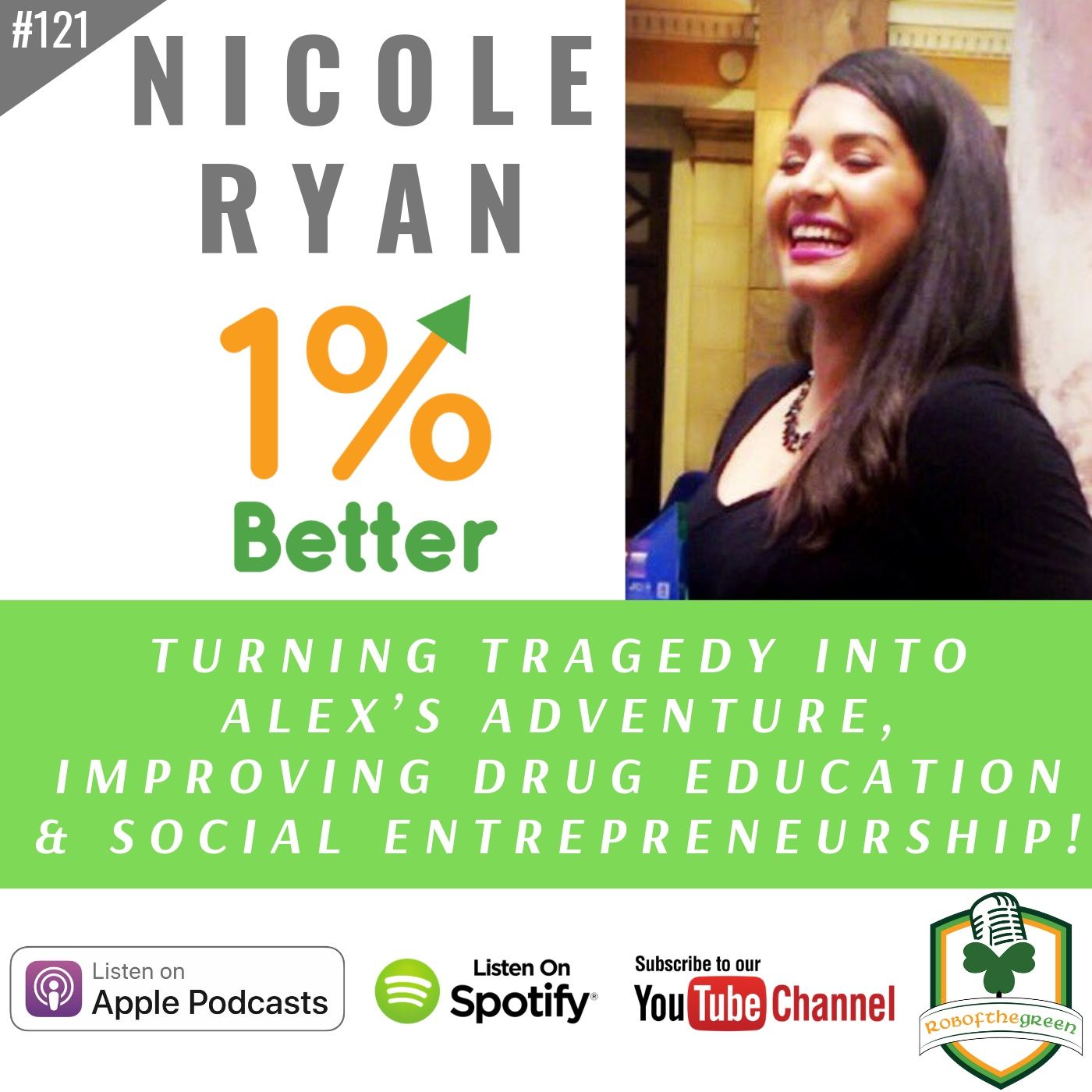 Nicole Ryan – Turning Tragedy into Alex’s Adventure, Improving Drug Education & Social Entrepreneurship! – EP121 episode artwork
