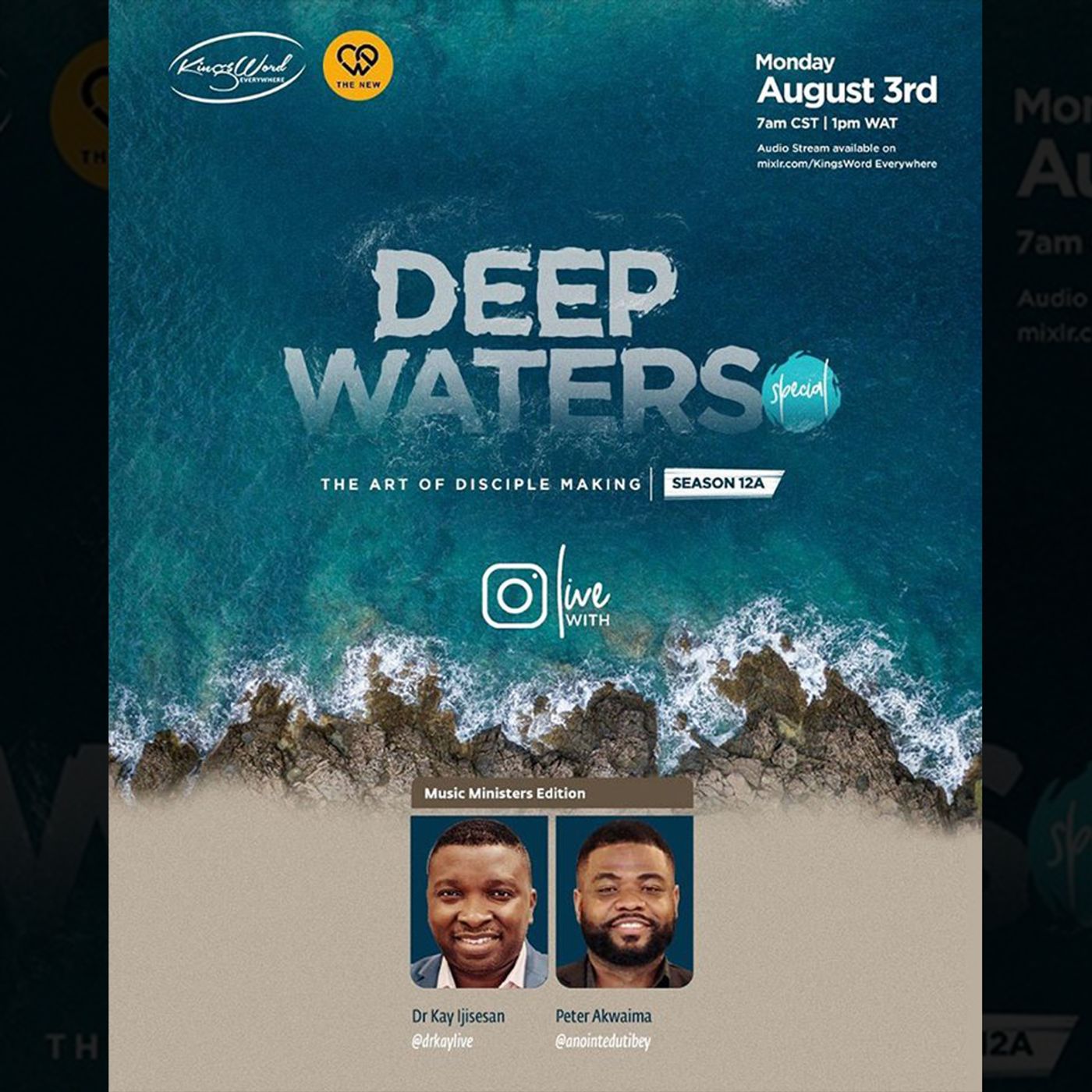 The Art of Disciple Making S12 E1 Music Ministers Edition - Dr Kay Ijisesan with Peter Akwaima episode artwork