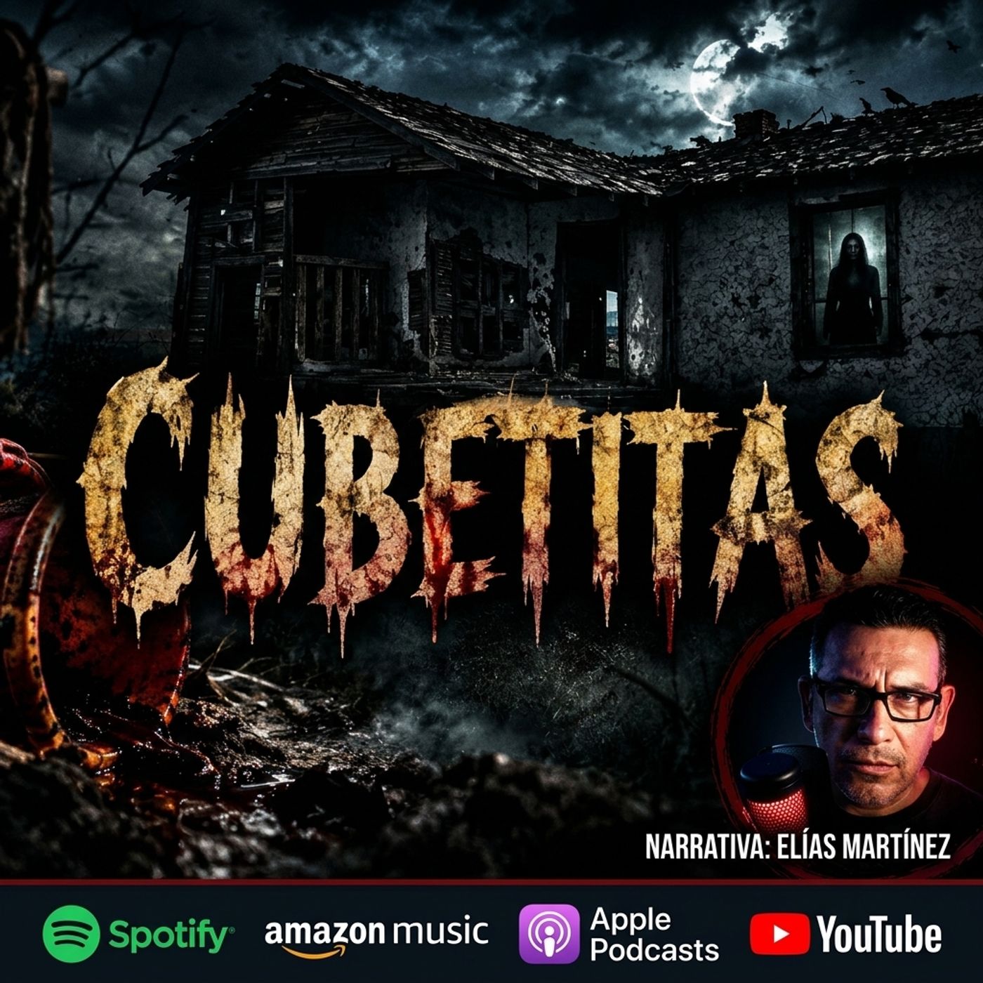 Portada de El HorrorCast de Eduardo Liñán