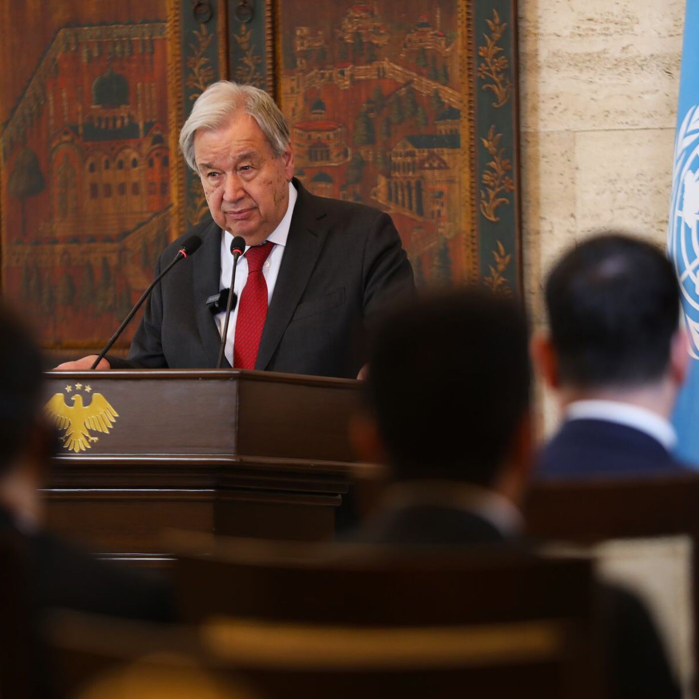 Na Síria, Guterres reforça apoio da ONU para transição política e reconstrução