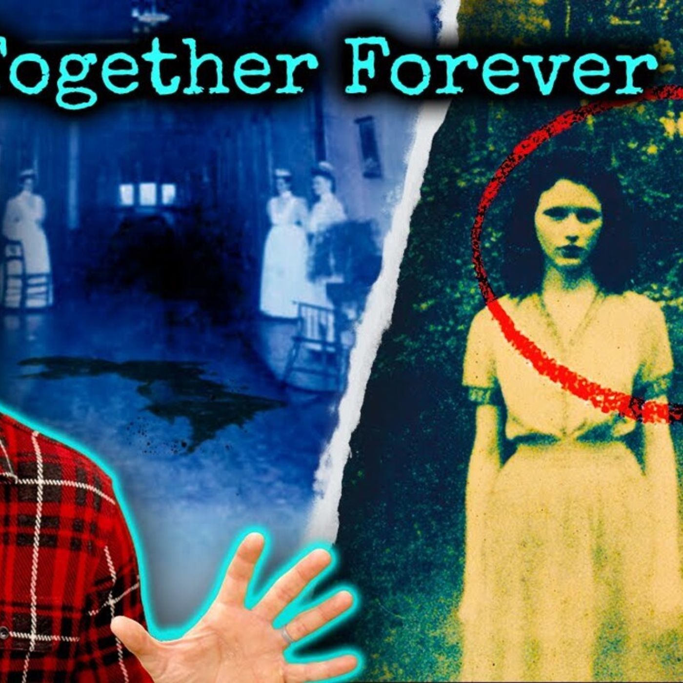 These CREEPY TWINS are straight out of the X-FILES... episode artwork