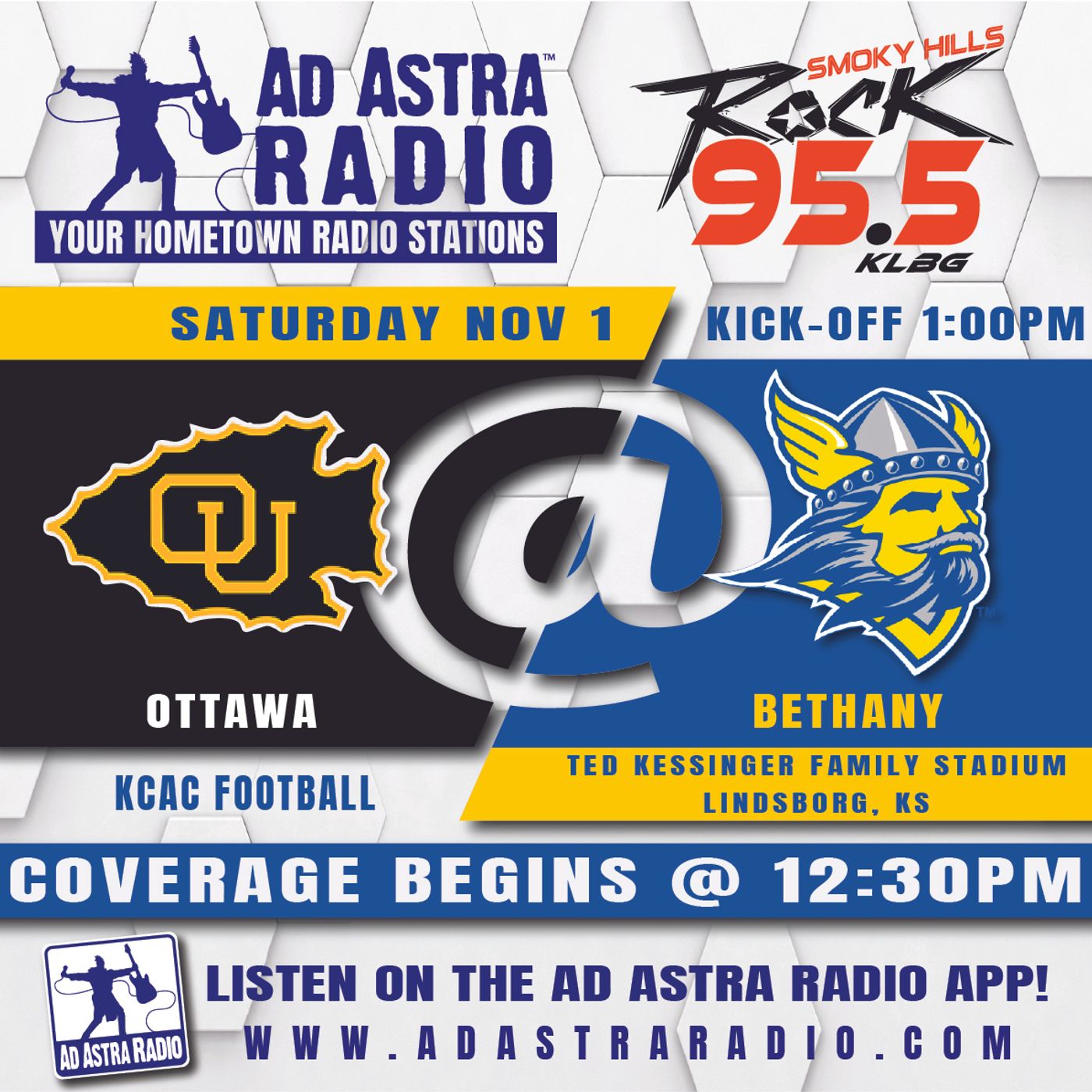 Ottawa Braves at Bethany Swedes Football (November 1, 2025) episode artwork