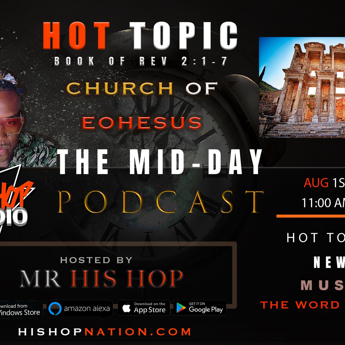 EPISODE 105 - HIS HOP NATION  - TEH CHURCH OF EPHESUS episode artwork