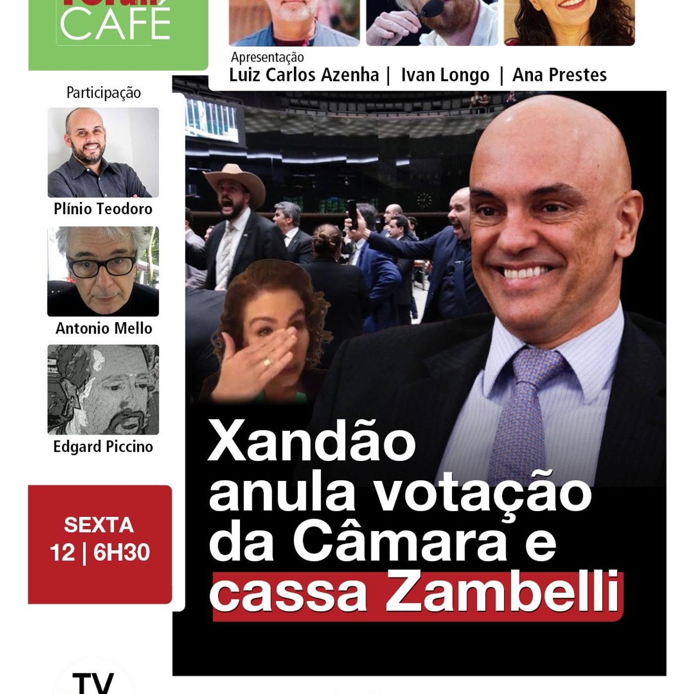 Xandão cassa Zambelli e diz que mesa da Câmara só tem poder para declarar perda de mandato