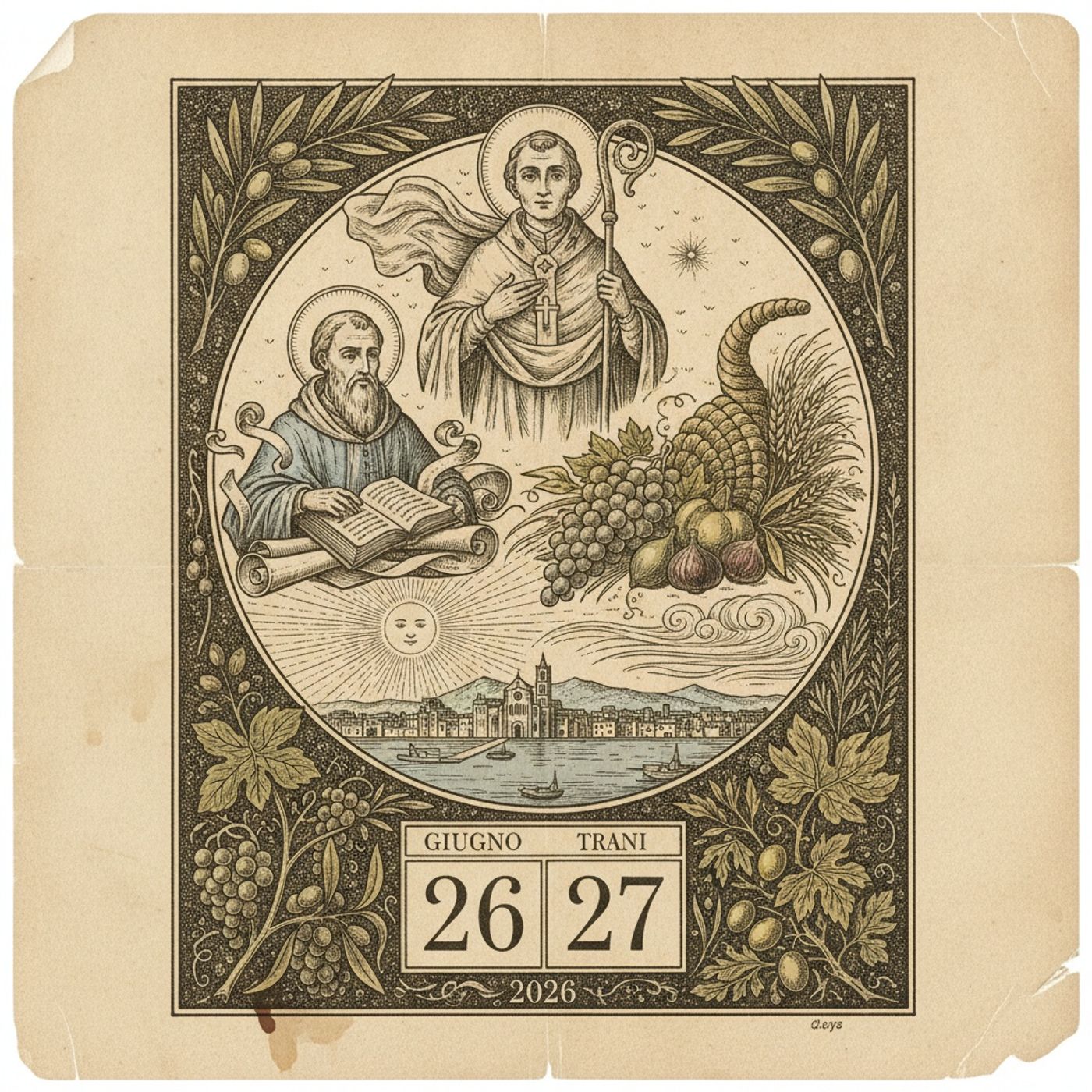 Il Vento dell'Estate tra la Devozione di San Vigilio, la Sapienza di San Cirillo e i Frutti della Terra: L'Almanacco di Trani Italia News pe episode artwork