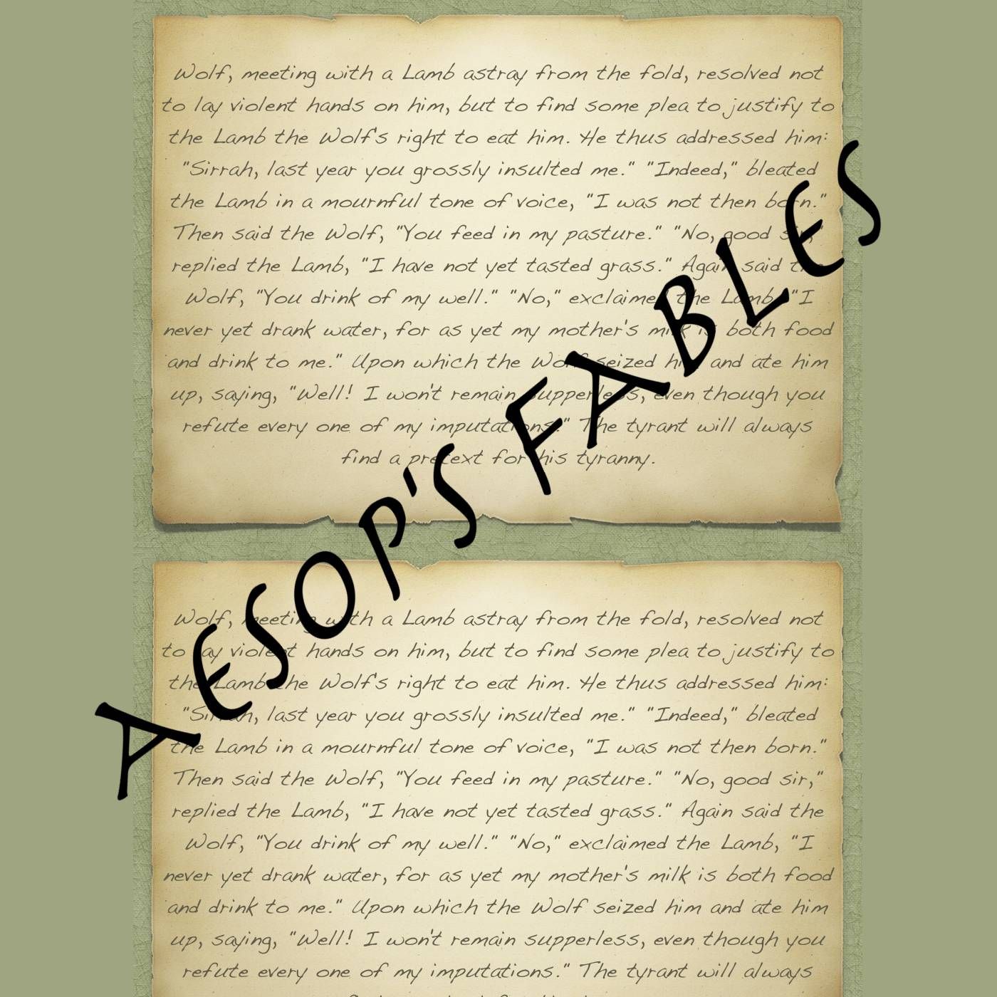 Aesop's Fables - Listening can save your life