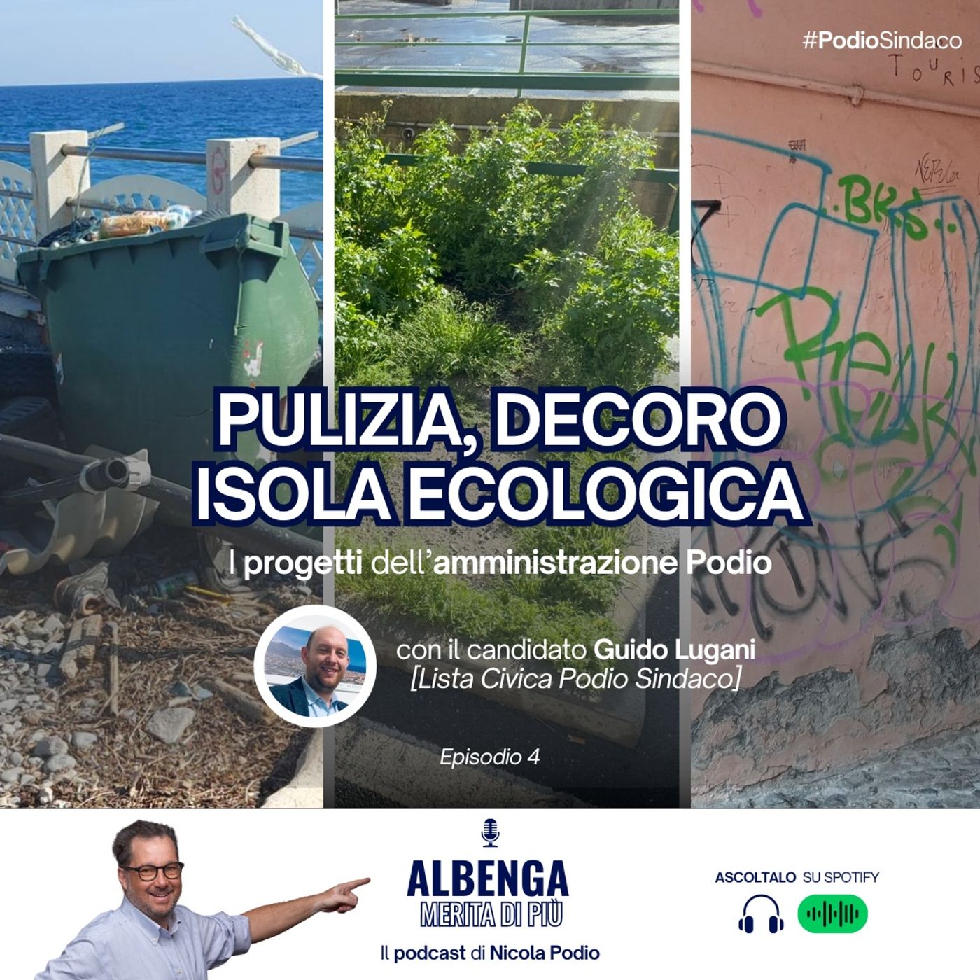 Ep. 4 - Pulizia, decoro urbano, aree cani e isola ecologica di Albenga [con Guido Lugani] episode artwork