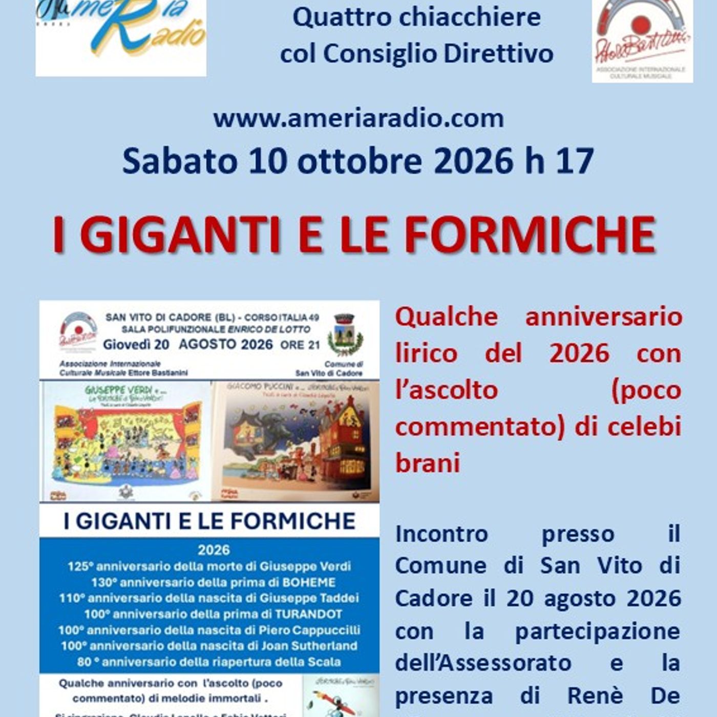 Bastianini incontra - I Giganti e le Formiche episode artwork