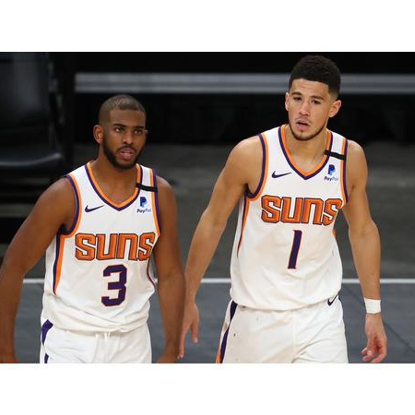 NBA PLAYOFF BANTER: PHX Favorite in West? Harden Injury Costly? Atlanta on Fire! episode artwork
