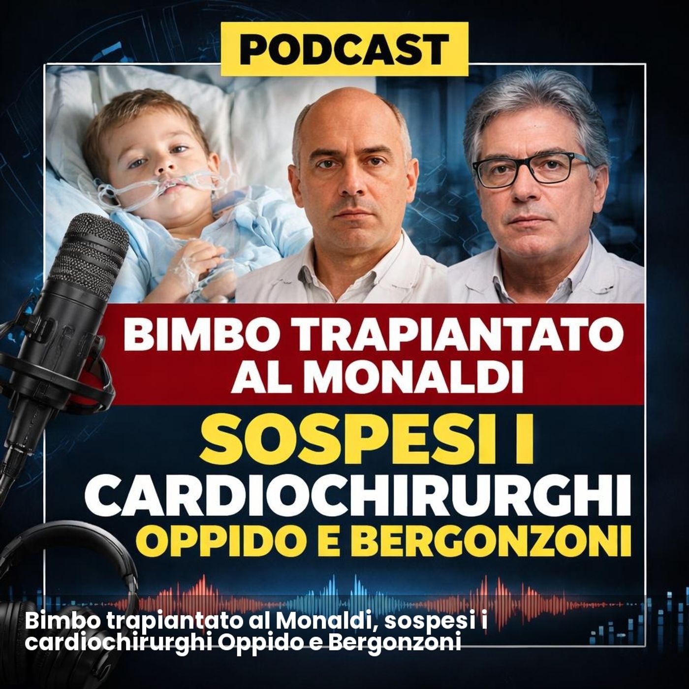 Bimbo trapiantato al Monaldi, sospesi i cardiochirurghi Oppido e Bergonzoni episode artwork
