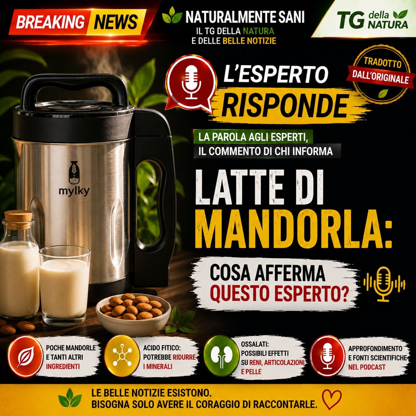 Latte di mandorla industriale: è davvero un alimento salutare? episode artwork