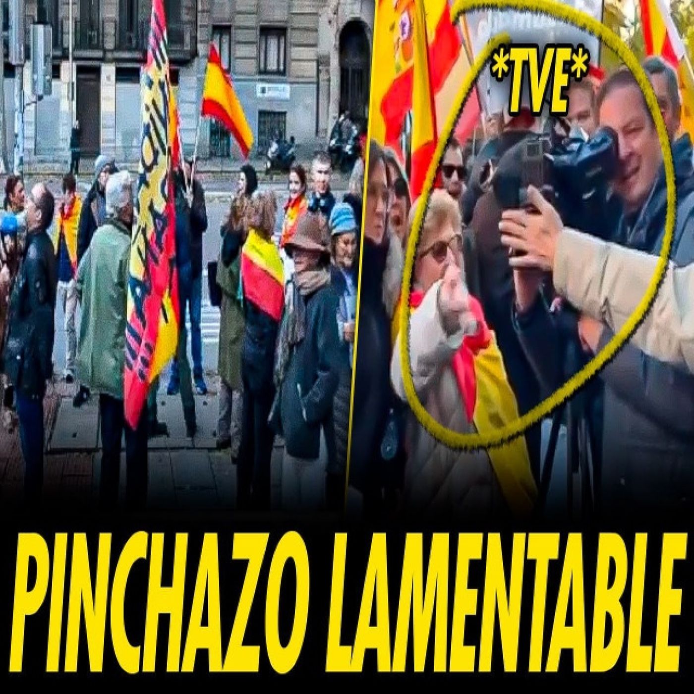 PINCHAZO Y ACOSO A TVE EN LA MANIFESTACIÓN DE FERRAZ episode artwork