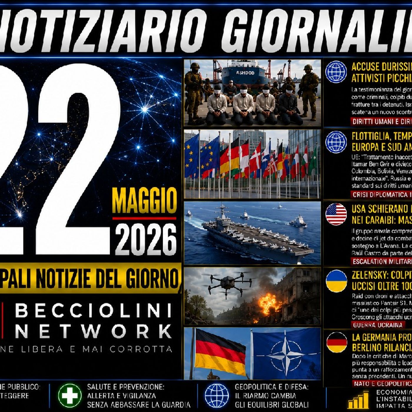 CAPIRE PRIMA DI CREDERE | Notiziario del mattino - dell' 22 Maggio 2026 episode artwork