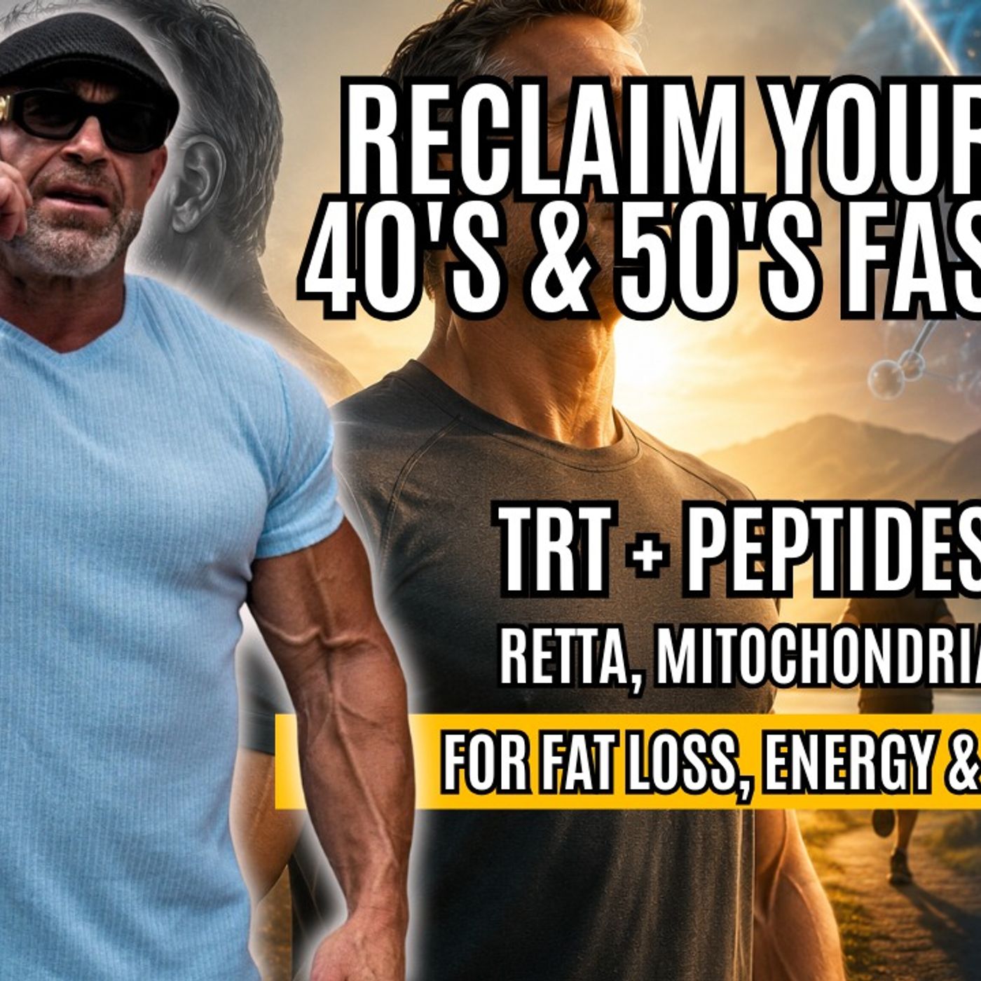 Reclaim Your 40s & 50s FAST: TRT + Peptides Stack (Retta, Mitochondria, Healers) for Fat Loss, Energy & Better Wood episode artwork