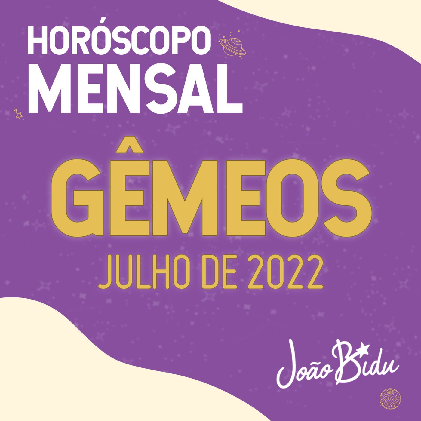 Horóscopo do Mês por João Bidu